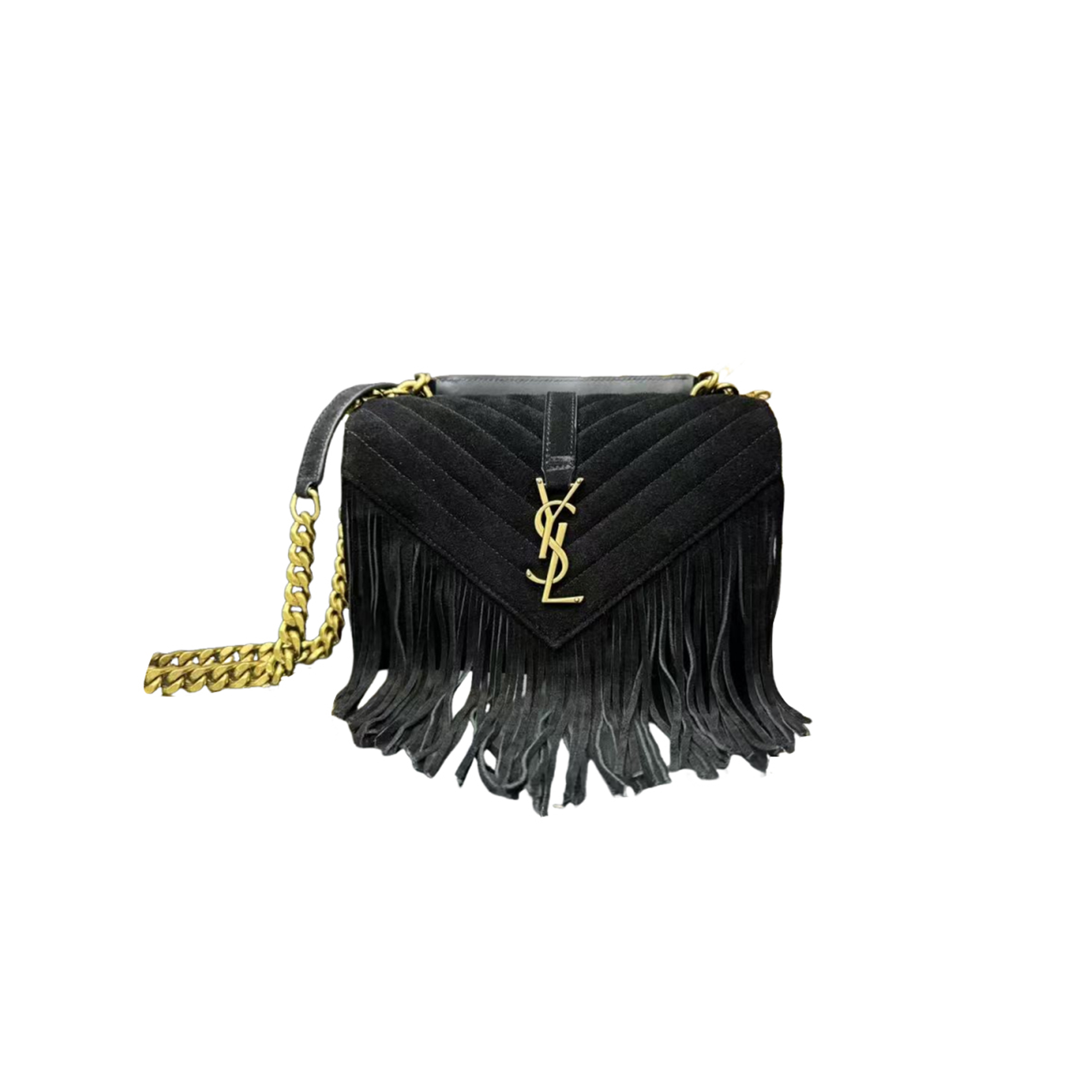 Y51 frosted tassel bag (24*17*6cm)